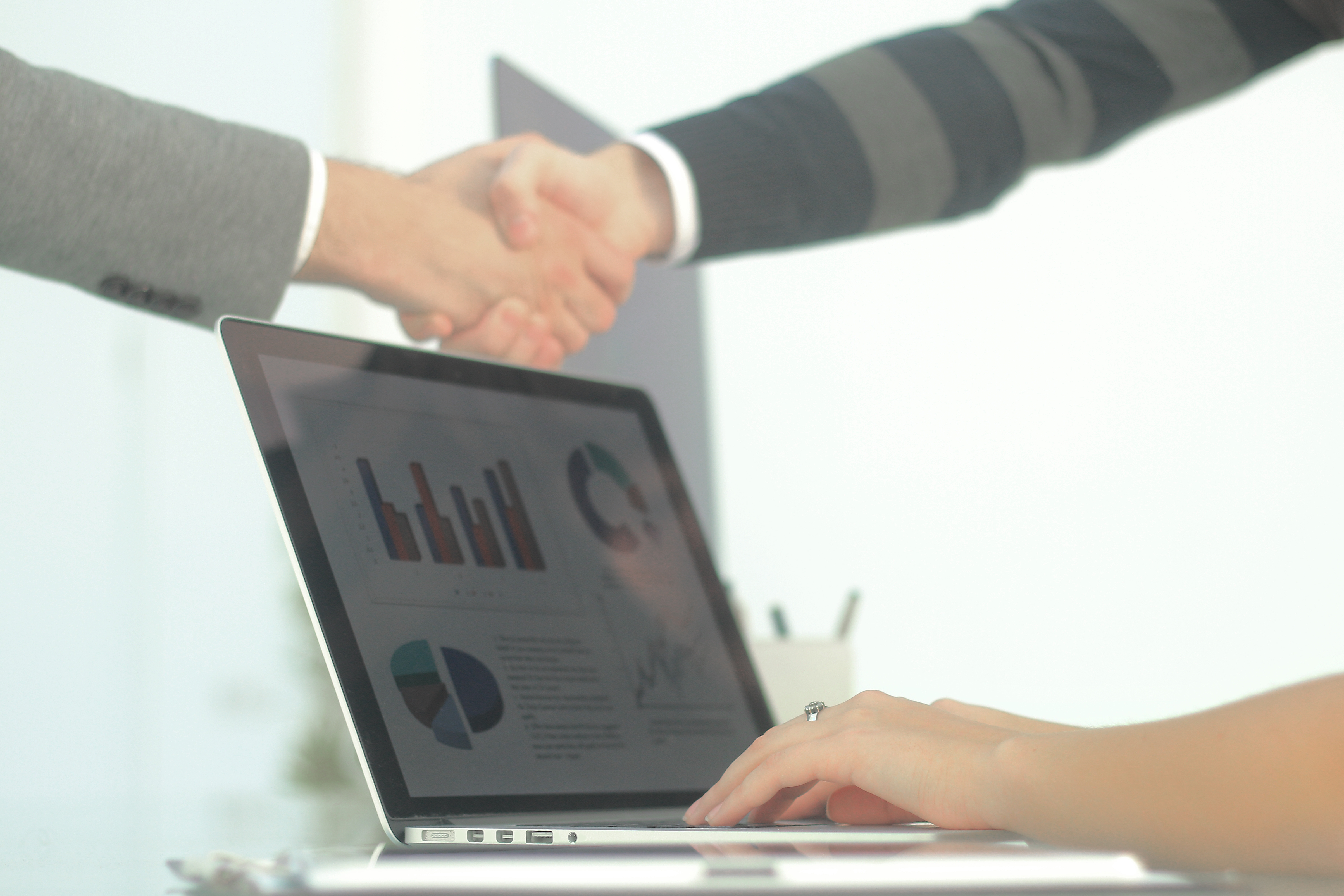 Handshake laptop