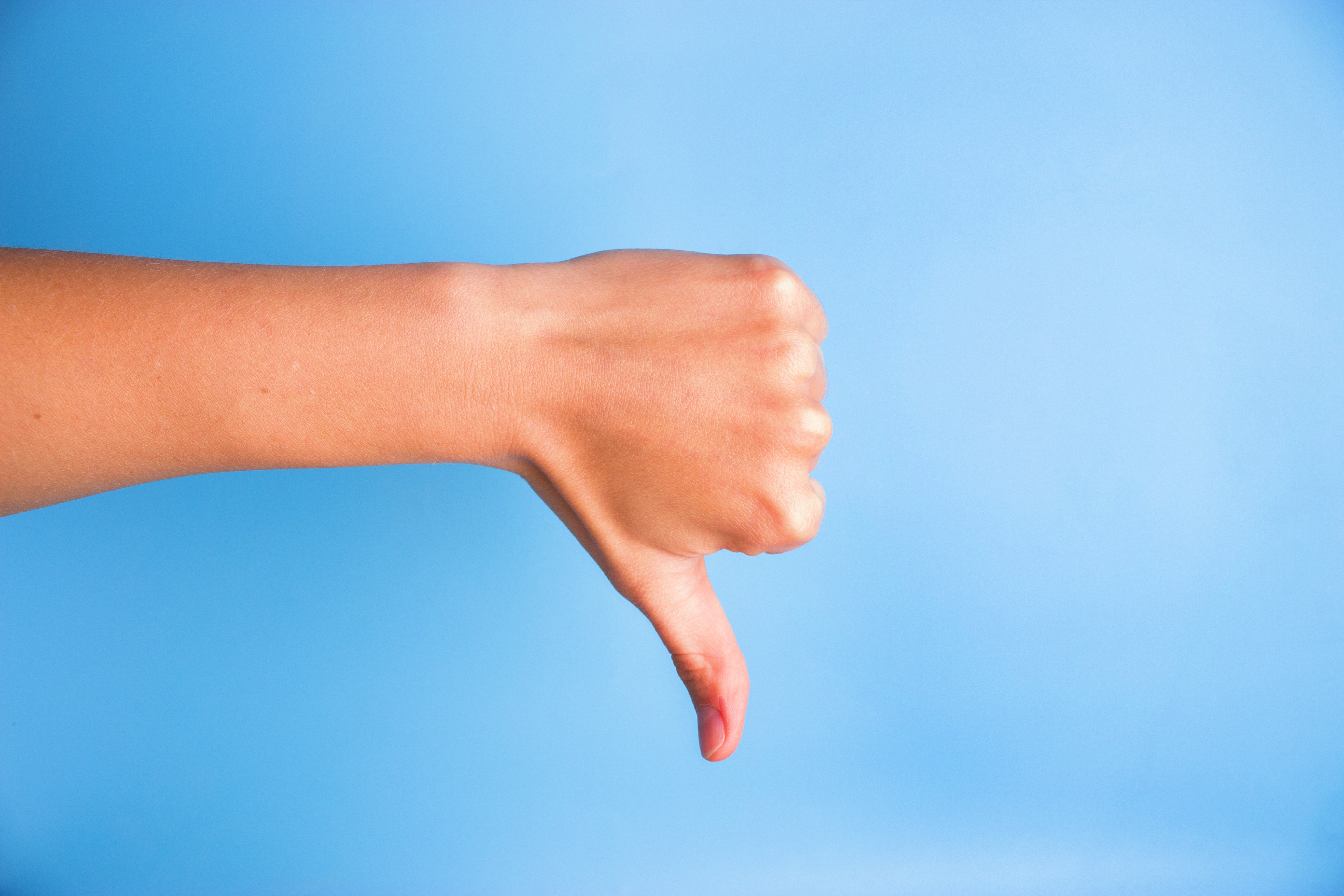 Thumb down