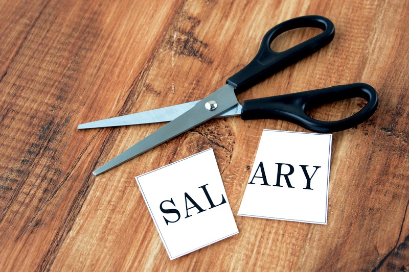 salary reductions