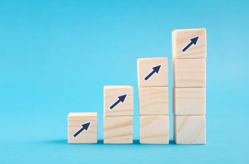 Business concept growth process.