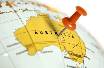 Location Australia. Red pin on the map.