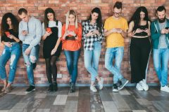 social networking millennials smartphones surfing
