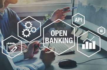 open banking concept diagram, api financial technology, fintech