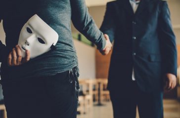 Masked, no sincerity of doing business together.