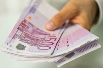 finance  money - Banknotes of the  european  union