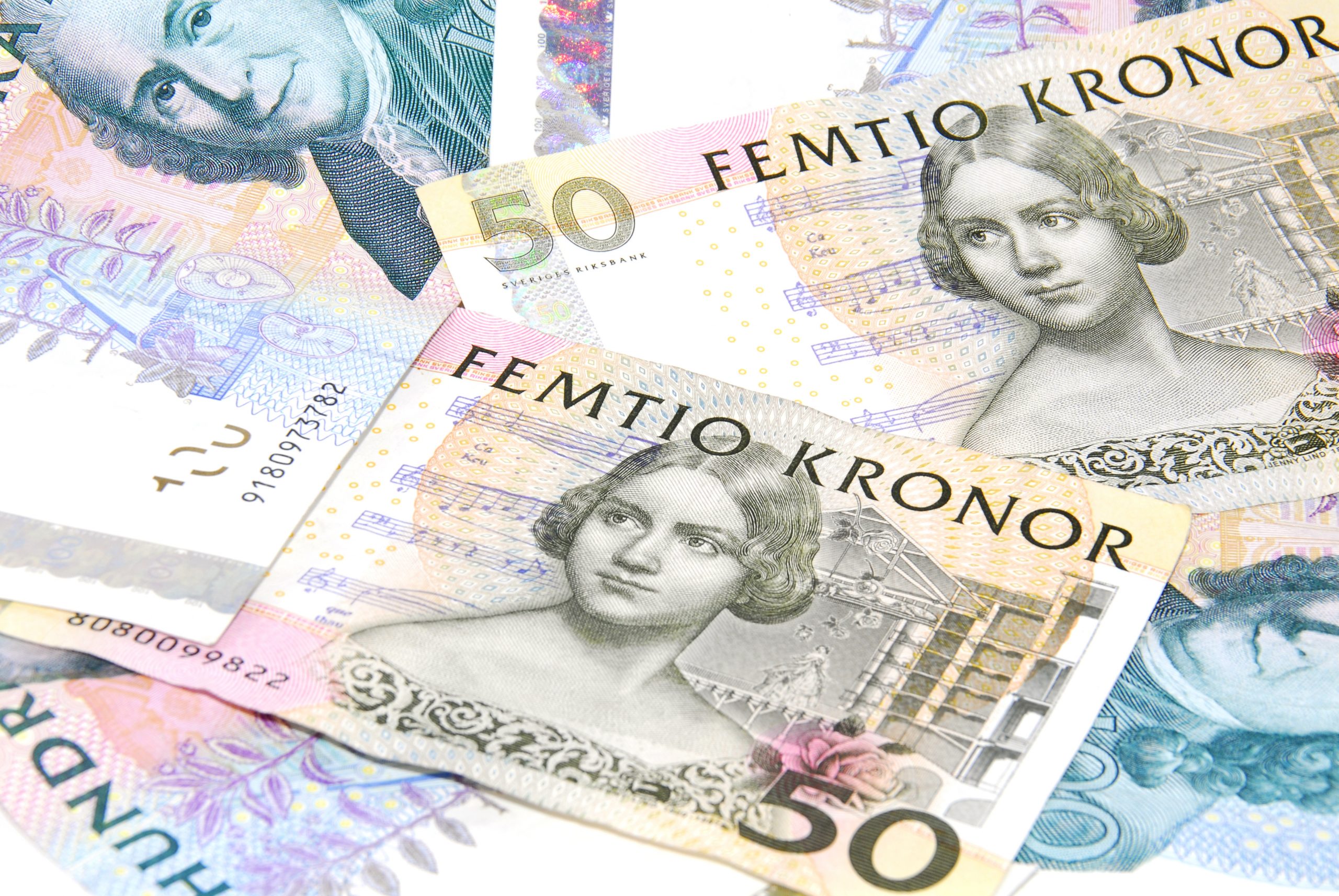 Pile of swedish crones