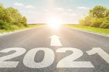 Happy New Year Background. Start in 2021