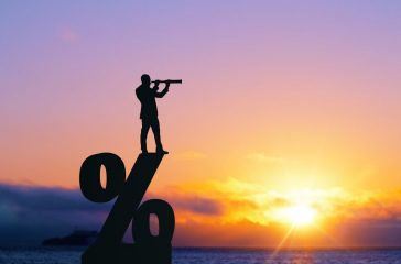 Interest rate, investment and loan concept