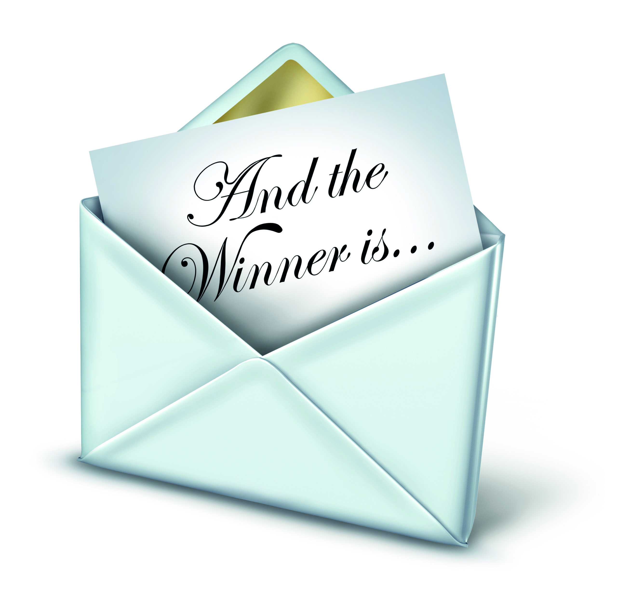 Award,Winner,Envelope,With,A,White,Letter,And,Gold,Trim