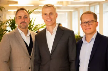 From left: Jon Ferguson, Phil Fretwell, Ilkka Rantanen