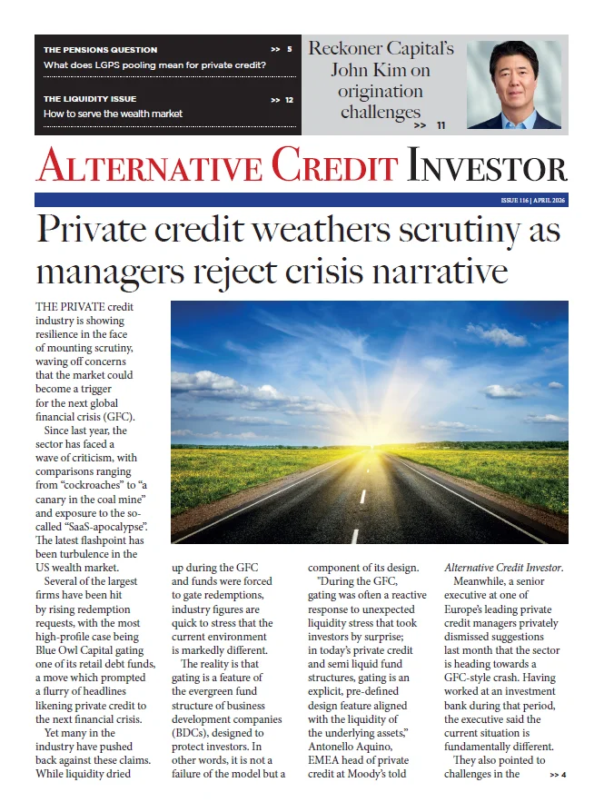 Alternative Credit Investor April 2026